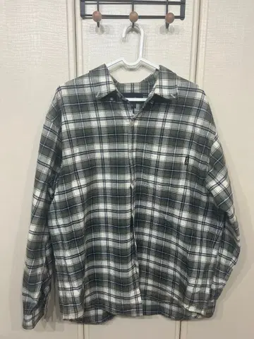 thisisneverthat M 플란넬 셔츠 그린 계열 체크