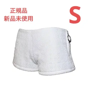 S ring biker shorts lace white S 사이즈