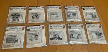 드래곤볼 제일복권 H상 MOKUJI&로고 블록 10종