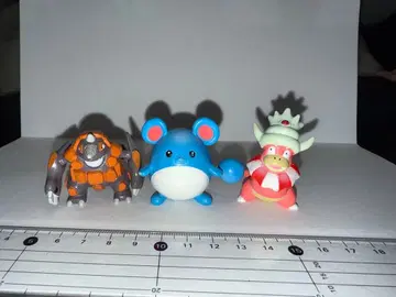 도사이드온 마릴 야도킹 몽콜레 포켓몬 3체 세트