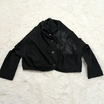 자우 숏 기장 겉옷 블랙 계열 (약간 빅 3L