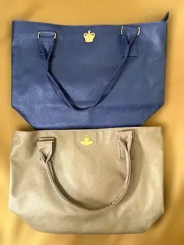 제인 마플 토트백 네이비&베이지 Jane Marple 새상품급