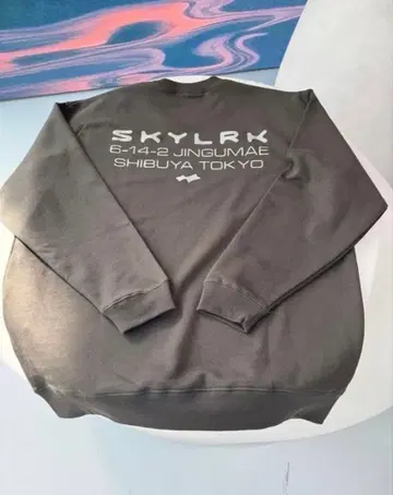 L 사이즈 SKYLRK 스카이 팝업 크루넥