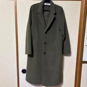 cepo 올리브 그린 롱 코트