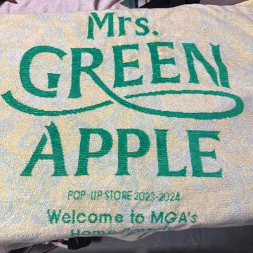 Mrs. GREEN APPLE 팝업 스토어 타월