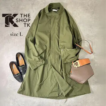 [ THE SHOP TK ] 모즈 코트 그린 카키 L 사이즈 롱 기장