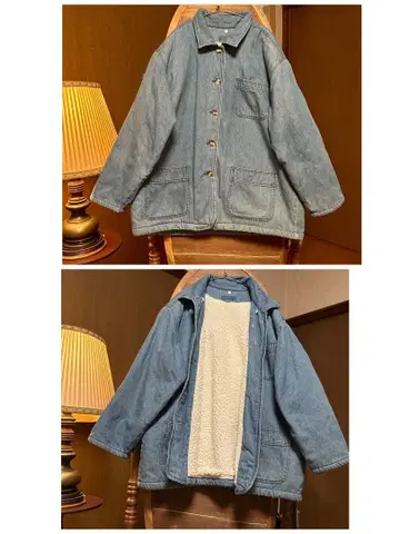 70s 미국 빈티지 해외 구제 의류 데님 보아 자켓 CPO JACKET