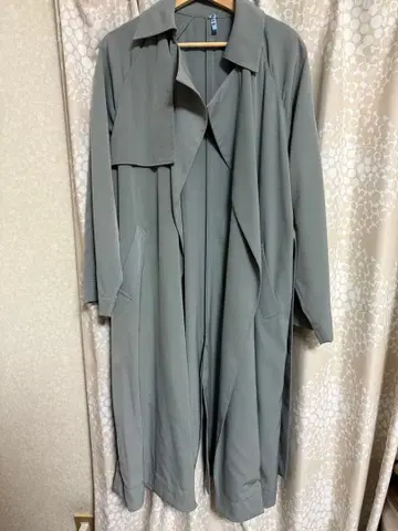 Mila Owen 미러 오웬 드레이핑 래글런 트렌치코트