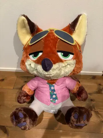 택 포함 새상품 주토피아 닉 와일드 봉제 인형