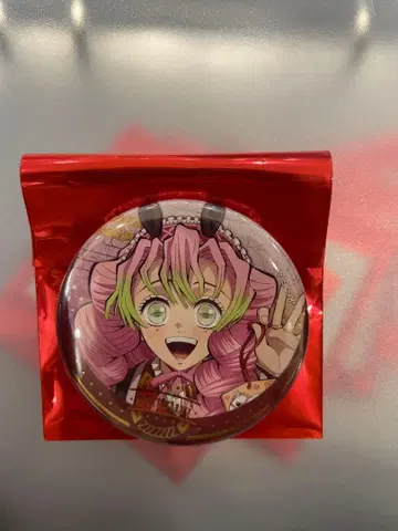 귀멸의 칼날 간지 말띠 칸로지 미츠리 캔 배지