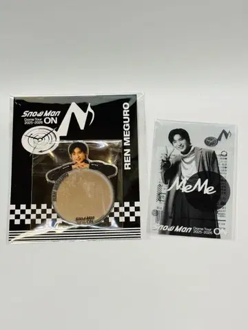 SnowMan 메구로 렌 on 미러 스티커 클리어 스티커