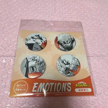 바쿠고 카츠키 캔뱃지 4개 세트 원작