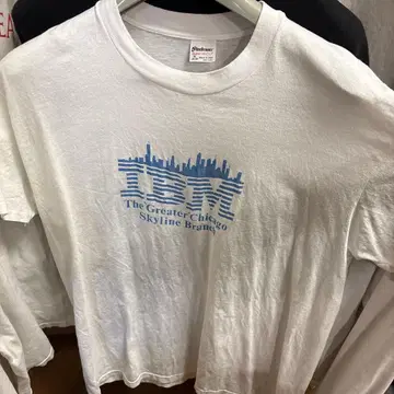 IBM 구제 의류 T셔츠 XL