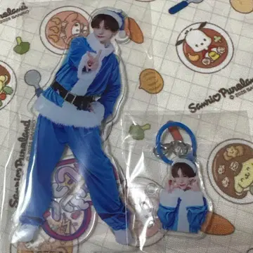 러브식 우토 크리스마스 복권 산타 메지루시 액세서리 아크릴 스탠드