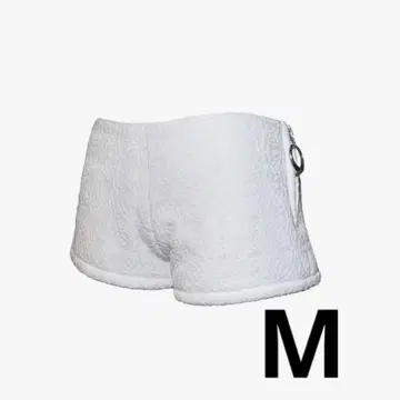 S 링 바이커 쇼츠 레이스 화이트 M 사이즈