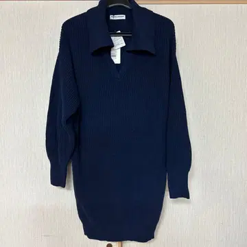 RODEO CROWNS 네이비 니트 원피스 프리 사이즈