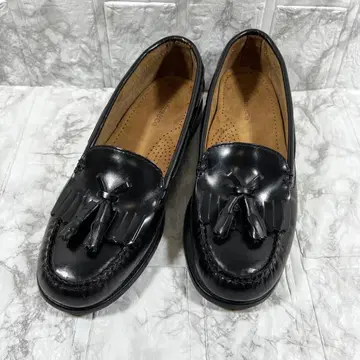 [ 새상품급 ] G.H.BASS 태슬 로퍼 프린지 블랙 US 5.5