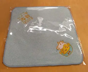 후낫시 자수 핸드 타월 블루