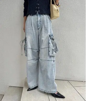 카스타네 데님 팬츠 블루