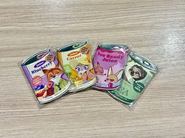 주토피아 캐릭터 캔뱃지 세트 4개