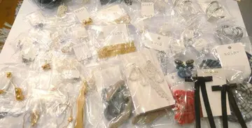 GOLDY 아네모네 헤어 액세서리 귀걸이 목걸이 세트 묶음 판매