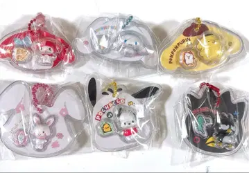 산리오 패키지 참&초코볼 6종