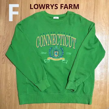 LOWRYSFARM 로고 맨투맨 그린 F 사이즈