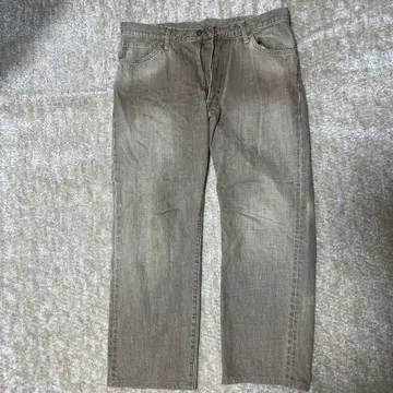 Wrangler 베이지 스트레이트 청바지 9-115