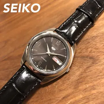 [ SEIKO ] SEIKO5 자동 와인딩 세이코 파이브 네이비 그레이