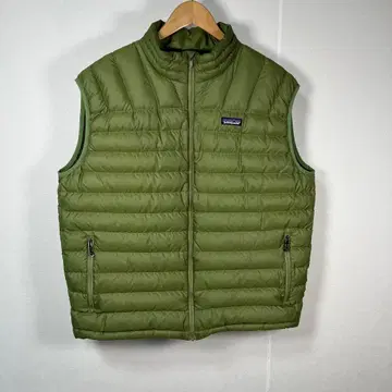 파타고니아 다운 스웨터 베스트 XL Green 레어 사이즈