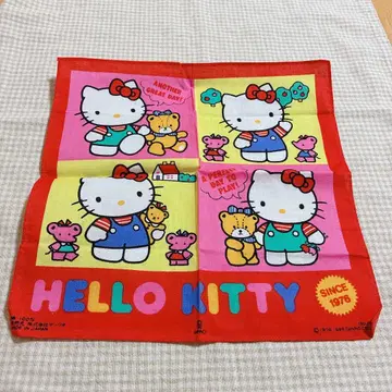 레어 헬로키티 손수건 1989년 산리오
