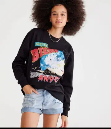 저스틴 비버 Anyone 맨투맨