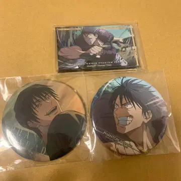 주술회전 팬파레 복권 후시구로 토우지 캔뱃지 아크릴 블록