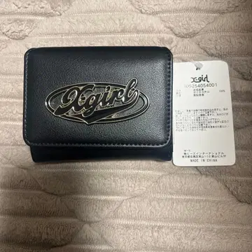 Xgirl 블랙 3단 폴더형 지갑