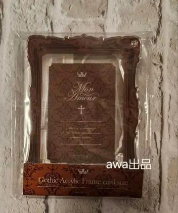 [ 카드 사이즈 오렌지 ] 후쿠야 고딕 아크릴 프레임