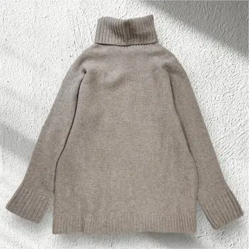 새상품급 갤러리 바이 캐시미어 울 터틀넥 니트 하이넥