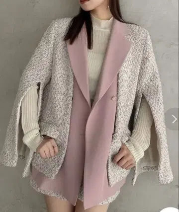 dazzlin 트위드 자켓 하의 셋업