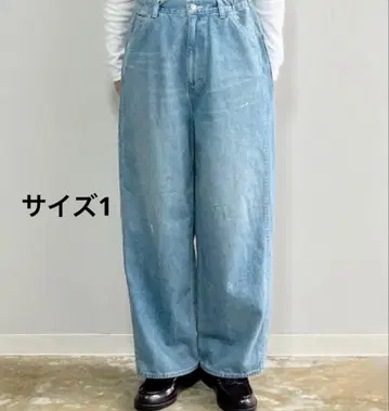 HARVESTY 하베스티 페인터 팬츠 데님 사이즈 1