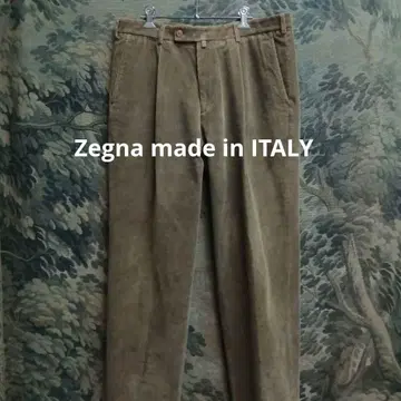 Zegna ITALY 코듀로이 슬랙스 팬츠 제냐 이탈리아