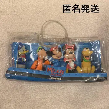 [레어] 레트로 디즈니랜드 미키 프렌즈 소프트 비닐 5체 세트