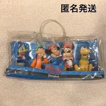 [레어] 레트로 디즈니랜드 미키 프렌즈 소프트 비닐 5체 세트