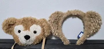 디즈니씨 머리띠 파우치 닷피