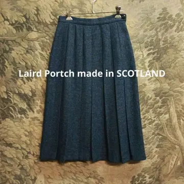 SCOTLAND Laird Portch 플리츠 스커트 스코틀랜드