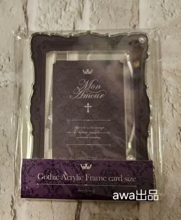[ 카드 사이즈 퍼플 ] 후쿠야 고딕 아크릴 프레임