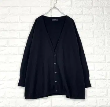 [ ZUCCa ] 긴팔 니트 가디건, M, 울 100%, 블랙