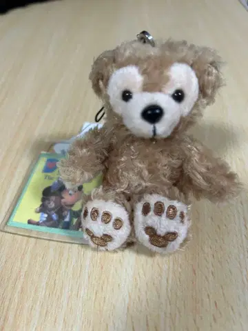 더피 봉제 인형 키링 약 10cm