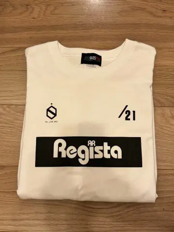Regista /21 화이트 긴팔 롱티셔츠