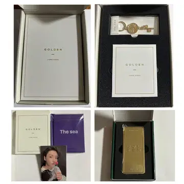 정국 merch box 18 golden 골든바
