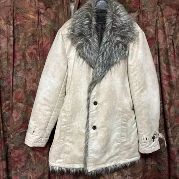 bareback/realdress 퍼 포함 코트 L 사이즈 y2k