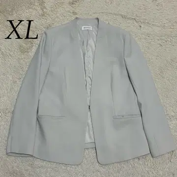 PLST [ 새상품급 ] XL 노카라 자켓 라펠리스 컬러리스 손세탁 가능